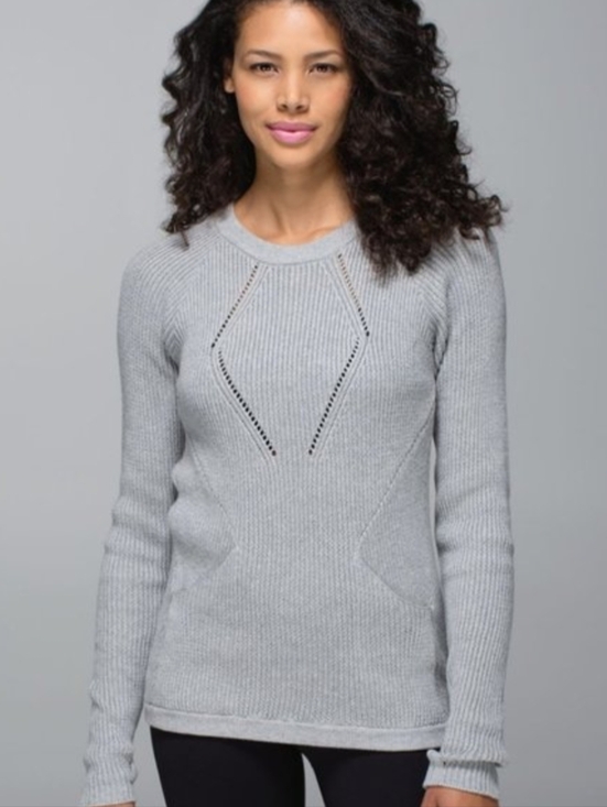 lululemon athletica Sweaters - Lululemon The Sweater The Better- Heathered Medium Grey